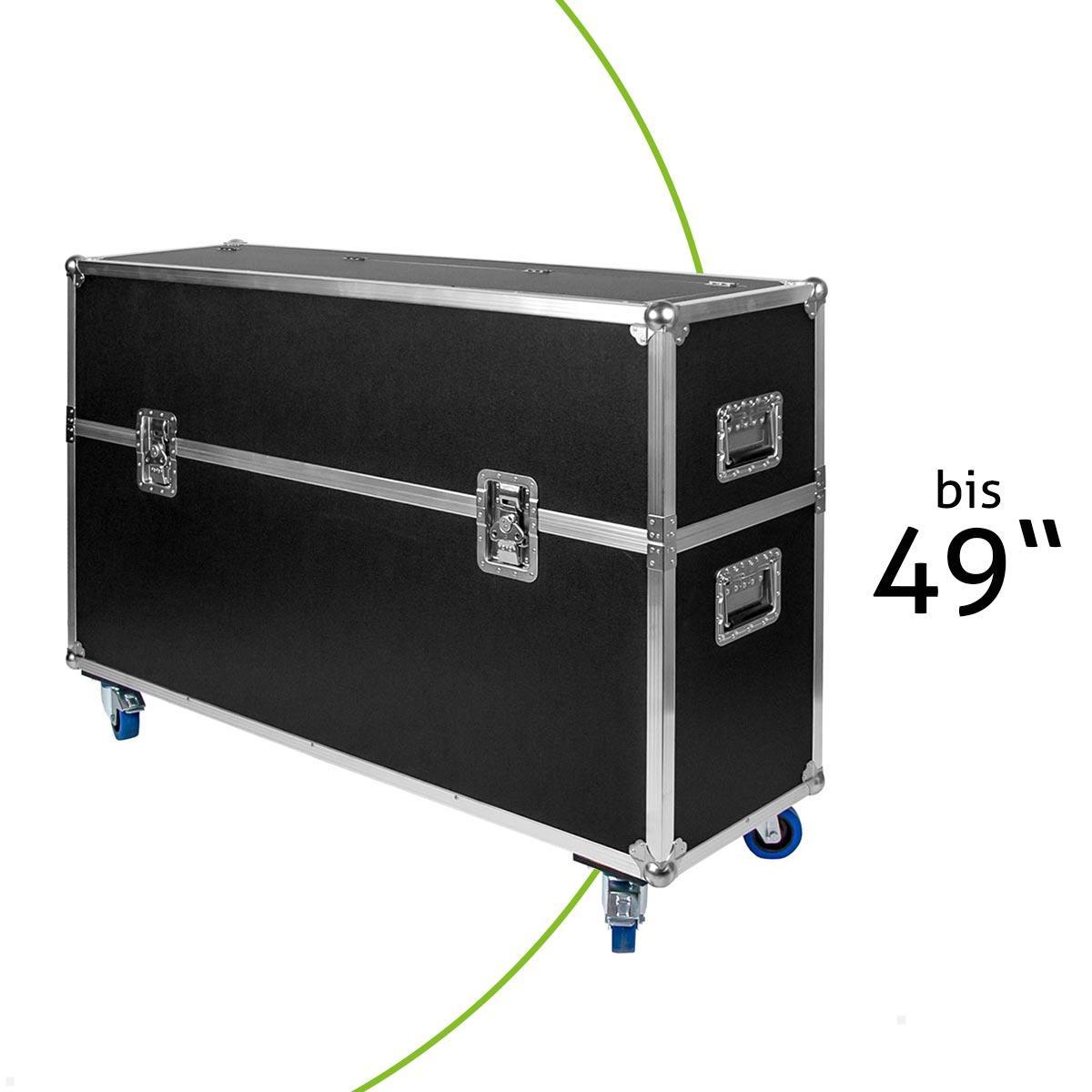 MonLines MTL001 FLYcase TV Lift im Transportcase bis 49 Zoll sichere Aufbewahrung 