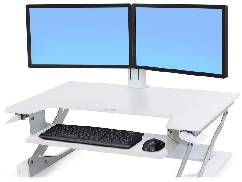 Ergotron WorkFit Dual-Monitor-Kit 97-934-062 höhenverstellbar