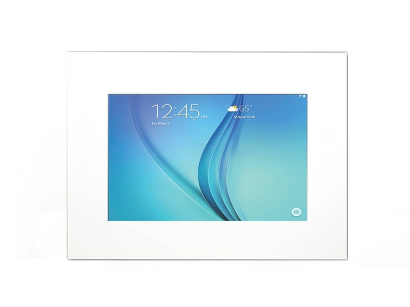 TabLines TWE011W Tablet Wandeinbau für Samsung Tab A 9.7, weiß Querformat