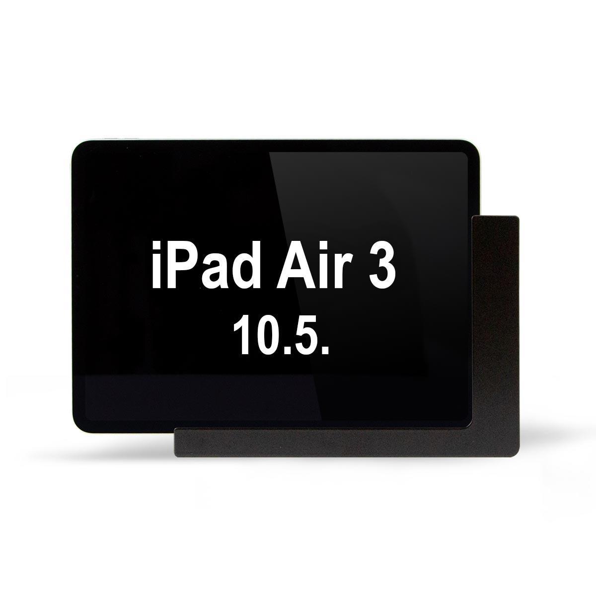 TabLines TWP015B Wandhalterung für Apple iPad Air 3 10.5 (2019), schwarz