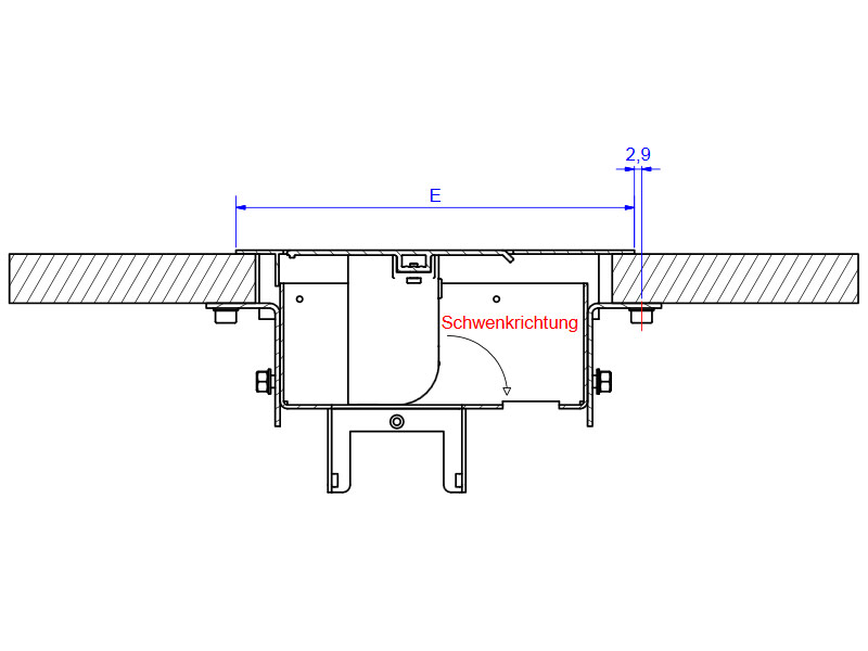 Bachmann TOP FRAME symmetrischer Rahmen 925.801 Einbau