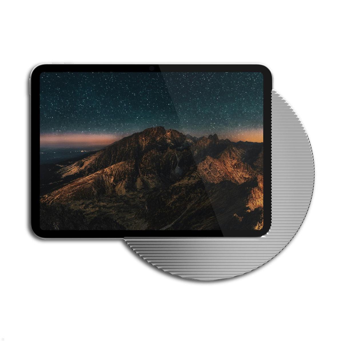 Displine Moonlight Wall Apple iPad 10.9 (10.Gen) Wandhalter USB-C, silber eloxiert