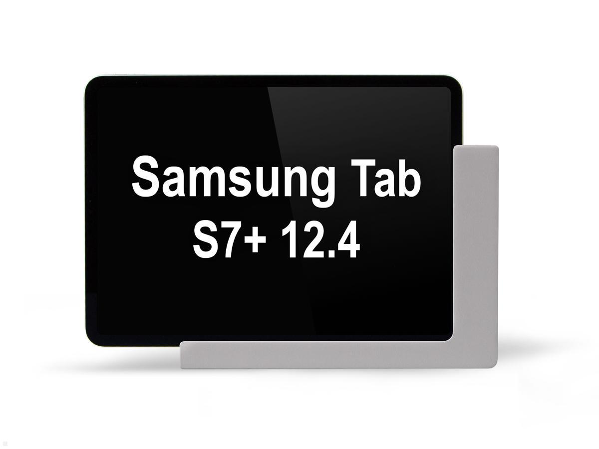 TabLines TWP008S Wandhalterung für Samsung Tab S7+ 12.4, silber