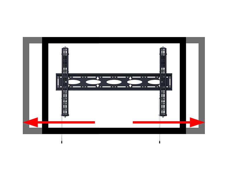 B-Tech BT9910 neigbare TV Wandhalterung XL für schwere 65 - 100“ horizontale Einstellung