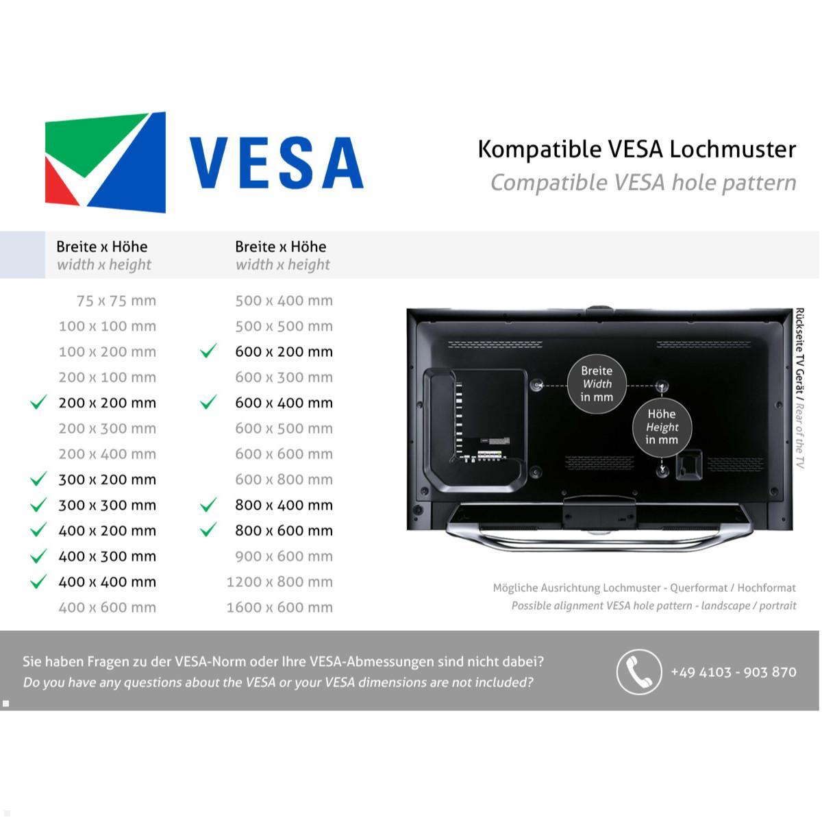 SMS Func VeriTable elektrischer Monitorständer, 90° neigbar, mobil, schwarz, Vesa