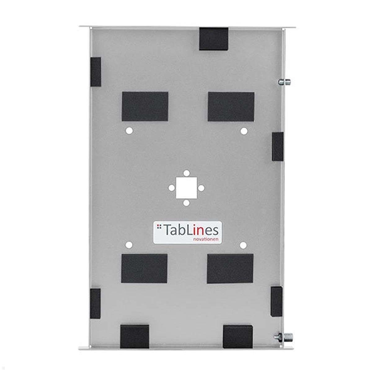 TabLines TSG078E Tablet Schutzgehäuse für Apple iPad Air 4 / 5 10.9, Edelstahl, Anti-Rutsch Pads