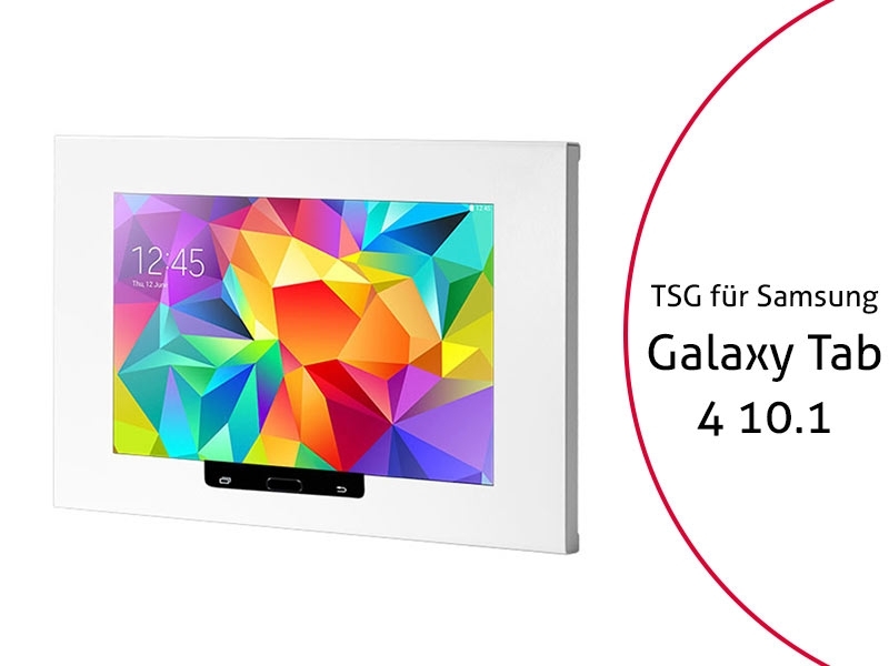 TabLines TSG015W Tablet Schutzgehäuse für Samsung Tab 4 10.1, HB, weiß