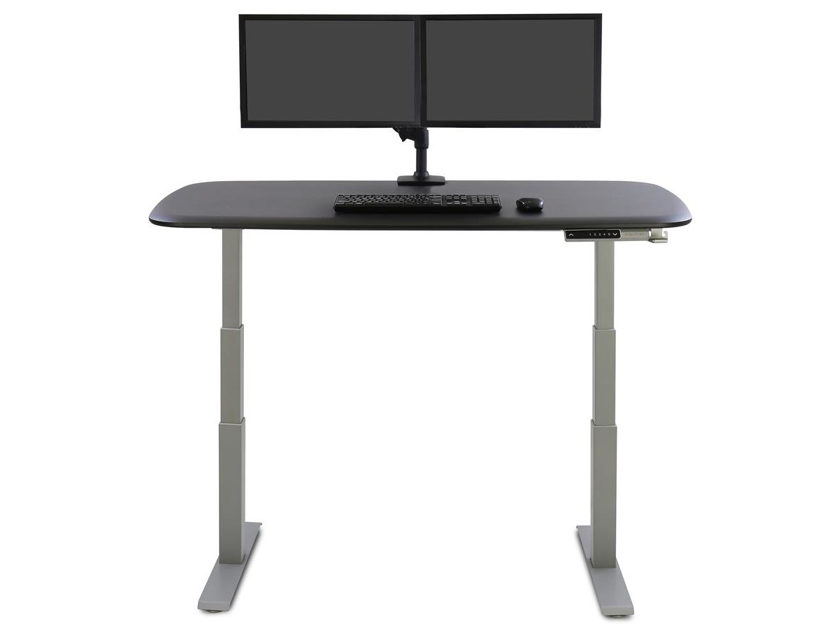 Ergotron LX Dual Tisch Monitorhalterung für USM Tisch, schwarz (46-490-225) Anwendungsbeispiel