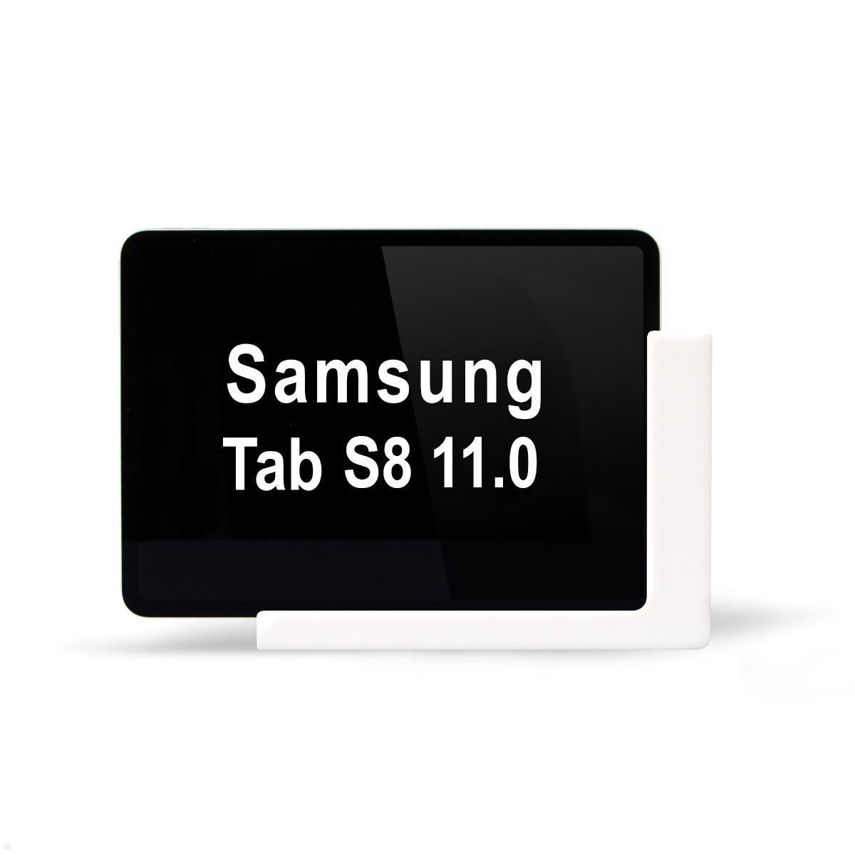 TabLines TWP020W Wandhalterung für Samsung Tab S8 11.0 (2022), weiß