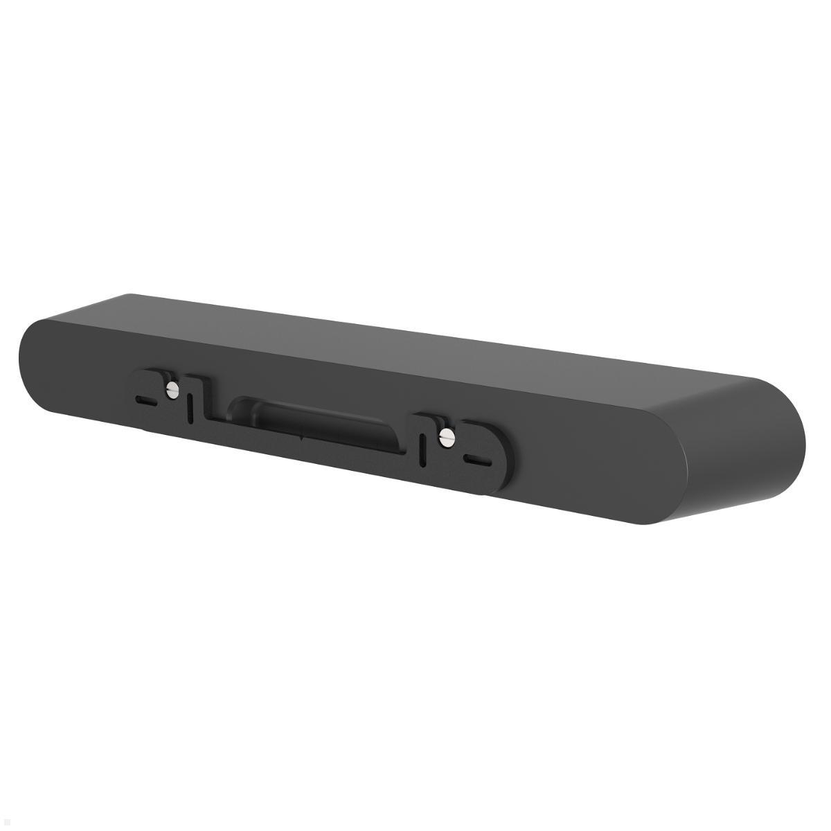 Cavus starre Wandhalterung für Sonos Ray Soundbar, schwarz (CMSRAYB), Einhängen