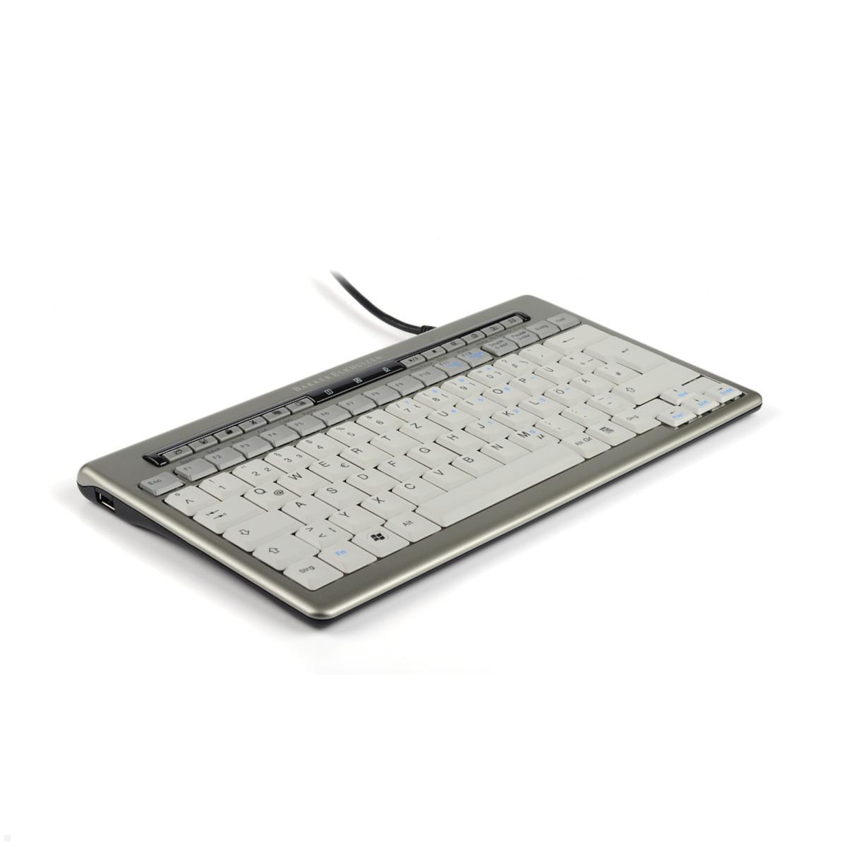 BakkerElkhuizen ergonomische Tastatur S-board 840 Design USB ohne Ziffernblock