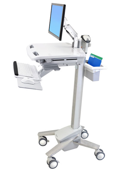 Ergotron StyleView EMR-Fahrwagen mit Monitor Arm (SV41-6200-0)