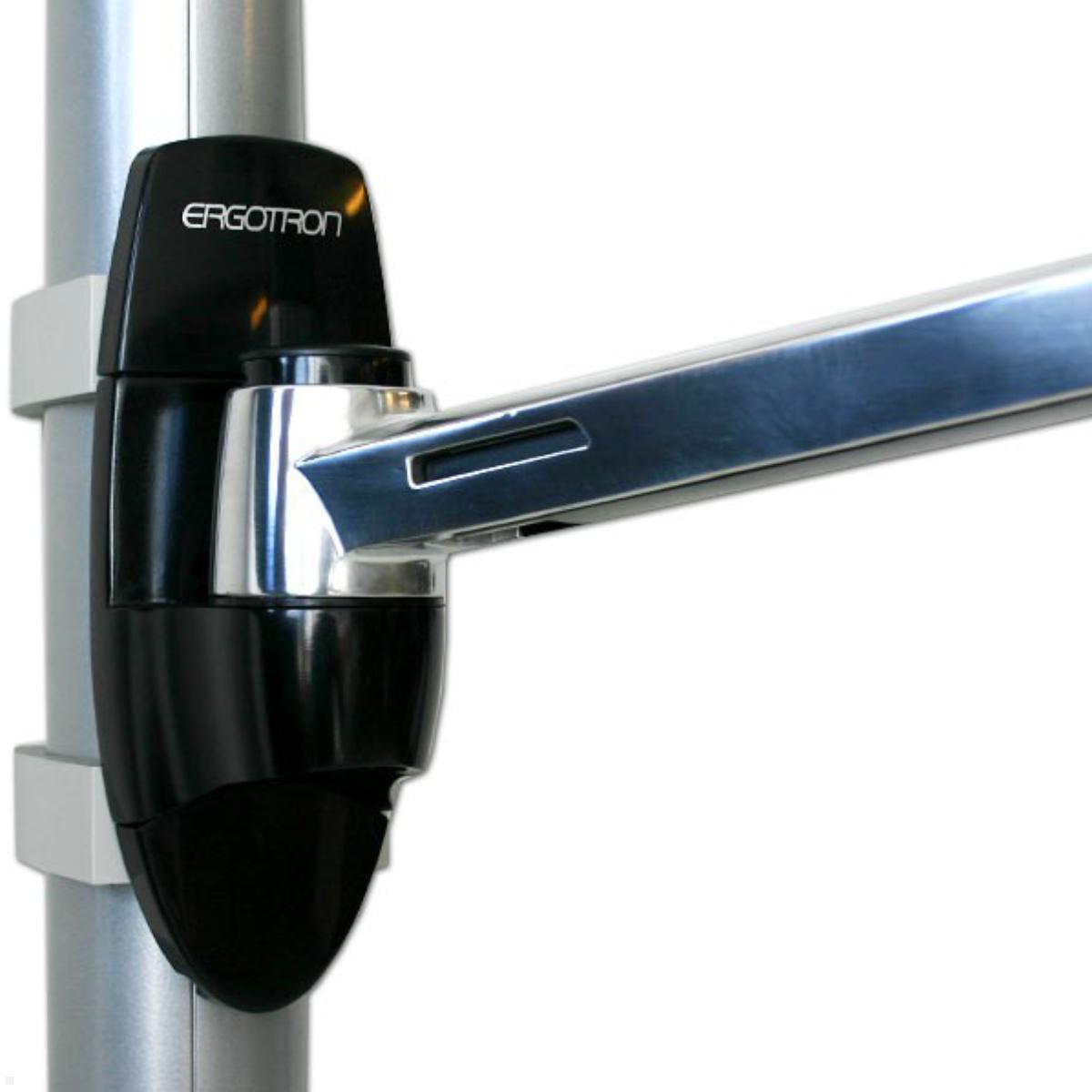 Ergotron LX Arm Monitorhalterung für Rohre / Säulen 36-40 mm, silber, Detail