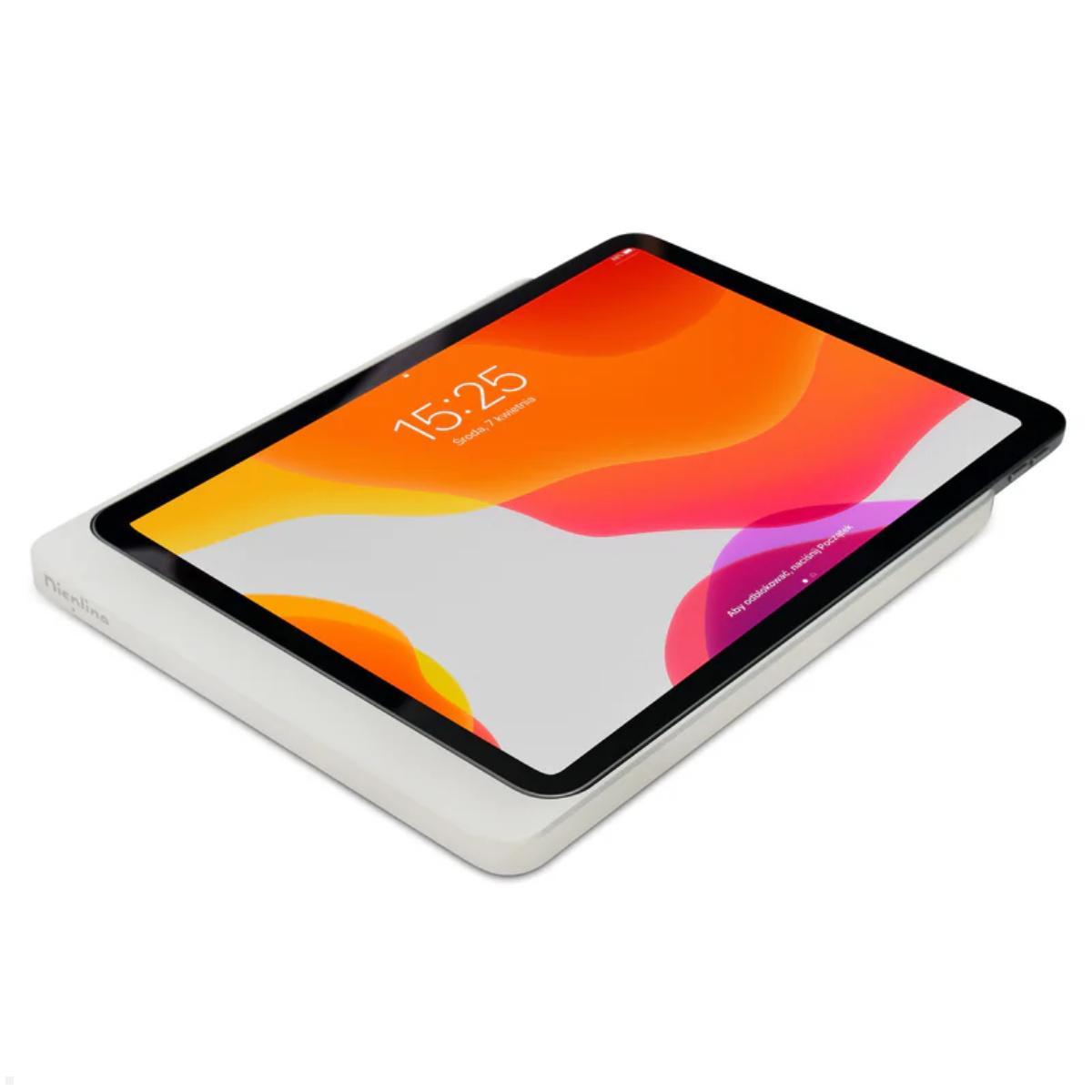 Displine Dame Wall Home Wandhalter für Apple iPad Air / Pro, silber eloxiert, flacher Rahmen