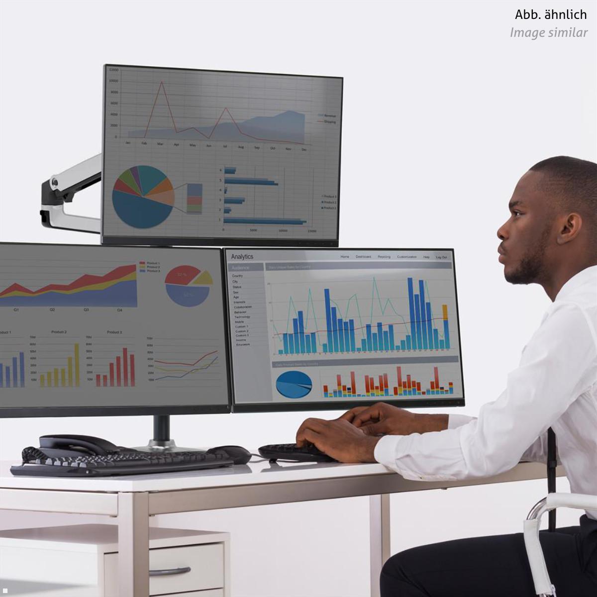 Ergotron LX Monitorhalterung für 3 Monitore 40 Zoll, weiß (45-509-2163), Anwendungsbeispiel