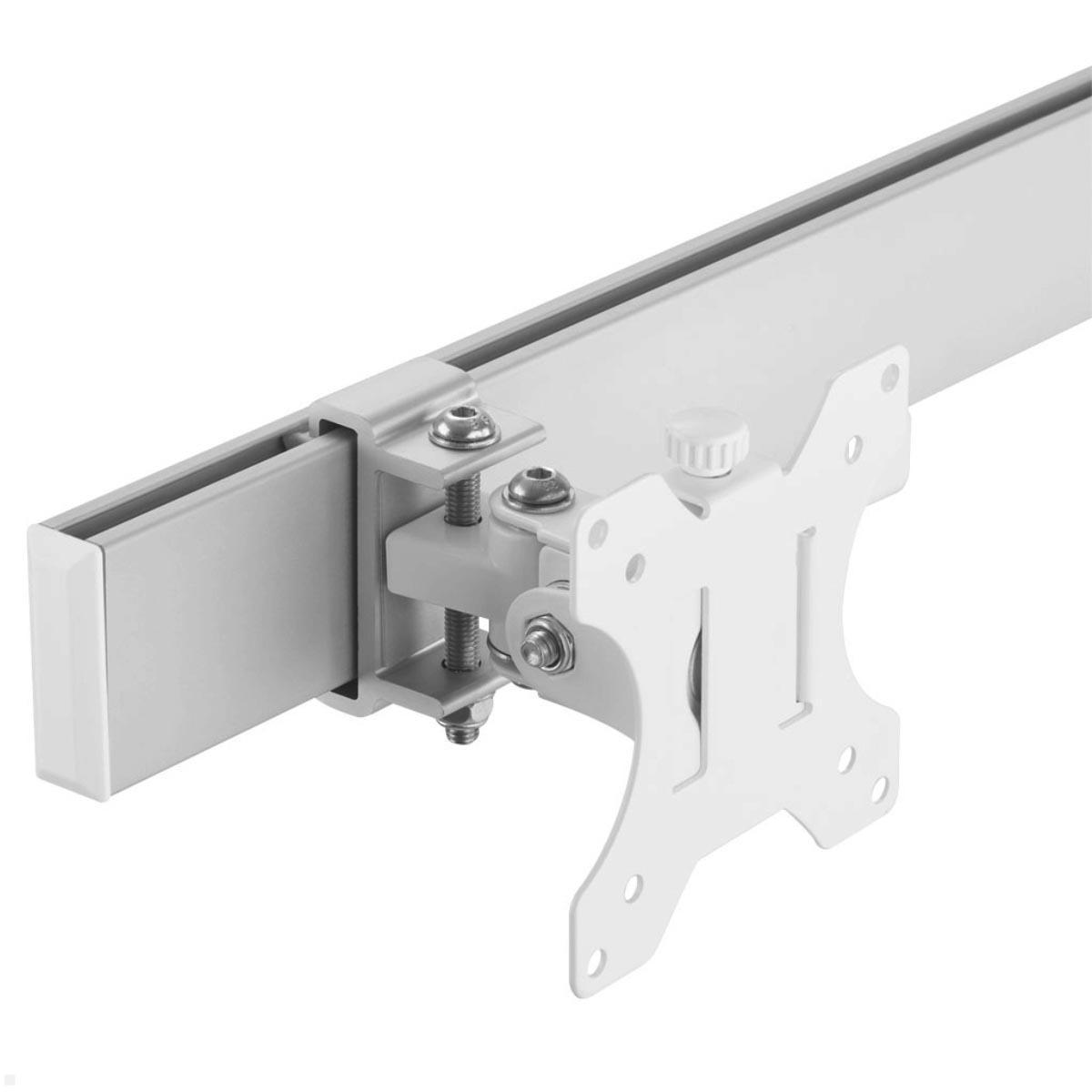 MonLines MTH012 2+2 Monitor Tischhalterung für 4 Monitore, silber VESA Aufnahme