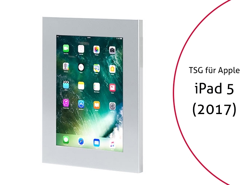 TabLines TSG041S Tablet Schutzgehäuse für Apple iPad 5 (2017), silber