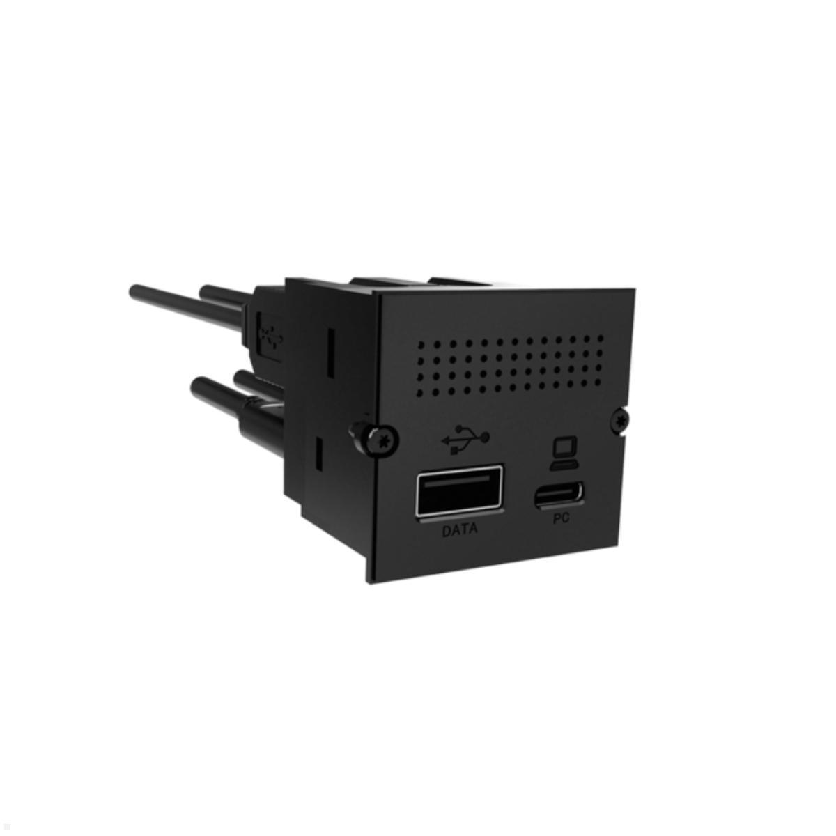 Bachmann Mini Port Replikator mit USB-C PD 100W 2x USB-A und Anschlusskabel (917.2290), Detail