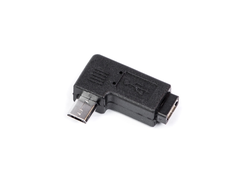 TabLines USB Micro-B Winkel Adapter auf USB Micro-B 90 Grad gewinkelt