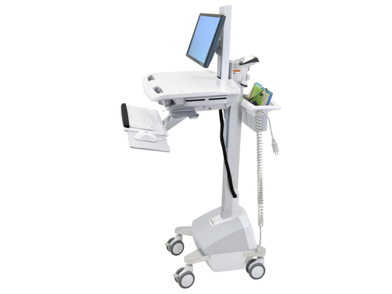 Ergotron StyleView EMR-Fahrwagen mit Display Halter, Stromversorgung (SV42-6302-2)