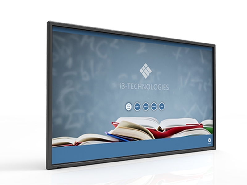 i3 Technologies interaktives 20 Touchdisplay 65" 4K mit Wandhalterung