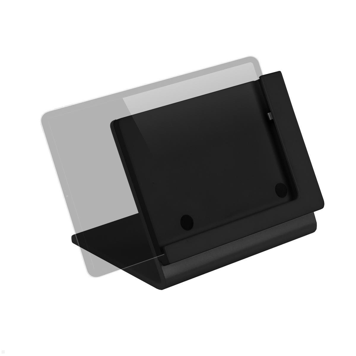 TabLines TTP011B Tabletständer Tisch Plug für iPad Air 13 (M2), schwarz Einsatz Tablet