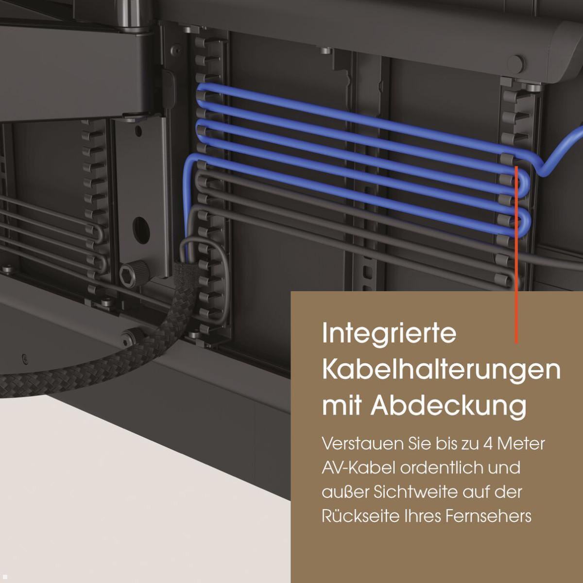 Vogels SIGNATURE TVM 7655 schwenkbare TV Wandhalterung 40-77 Zoll, Kabelmanagement