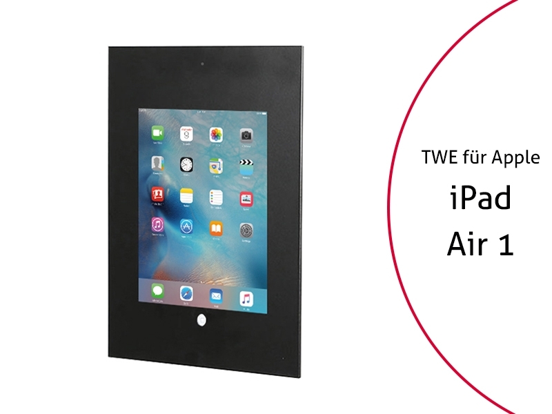 TabLines TWE022B Tablet Wandeinbau Apple iPad Air 1 - DS, HB