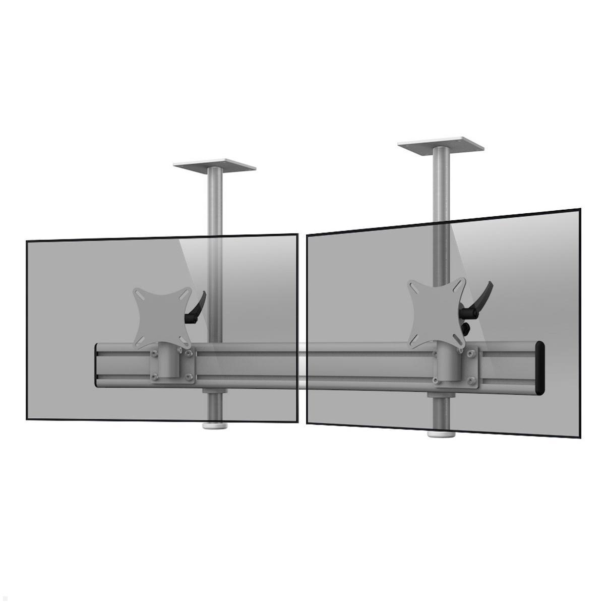 MonLines MDH206G Para 2-fach Monitor Deckenhalter bis 32 Zoll, grau