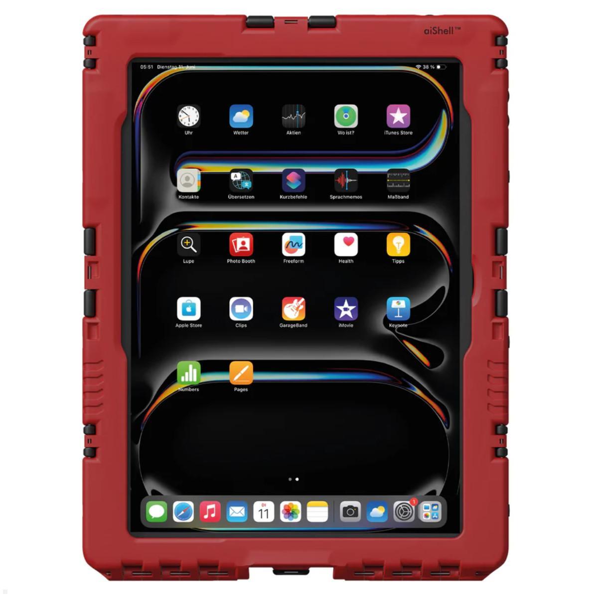 Andres Industries aiShell Pro 11 für Apple iPad Pro 11.0 (M4), rot