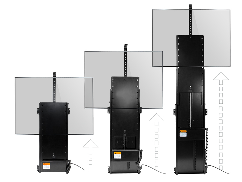 VENSET TS700B elektrischer Einbau TV Lift, 700mm Hub ausfahrbar