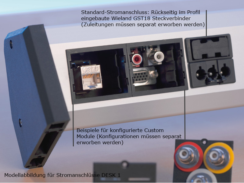 Bachmann DESK 1 3x Steckdose (339.1002)