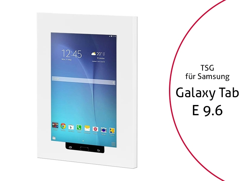 TabLines TSG028W Tablet Schutzgehäuse für Samsung Tab E 9.6 HB, weiß