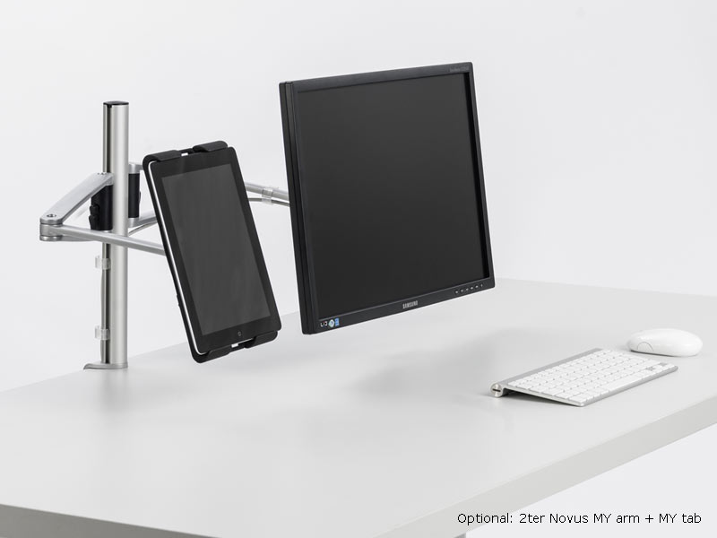 Novus MY one plus C Monitorarm mit Zwinge (910+2011+000) Anwendung