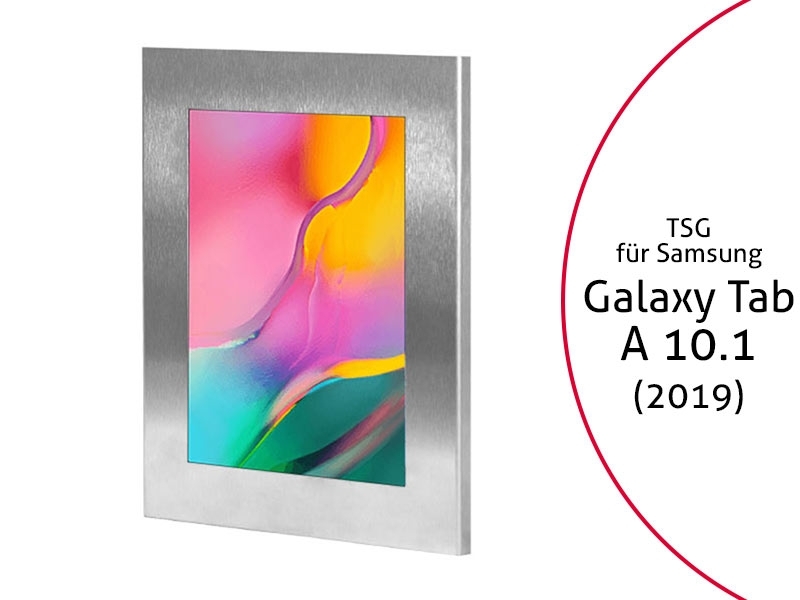 TabLines TSG065E Tablet Schutzgehäuse für Samsung Galaxy Tab A 10.1 (2019), Edelstahl