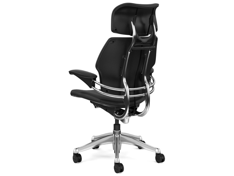 Humanscale Bürostuhl Leder Freedom Headrest F211AQ111N schwarz back