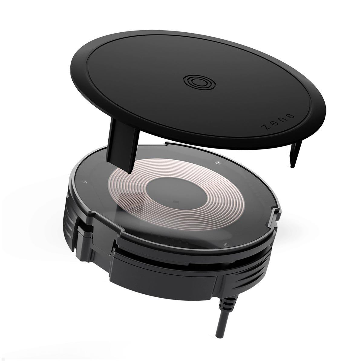 Zens PuK 3 ZETC07N-B Wireless Charger 15W mit Abdeckung, schwarz