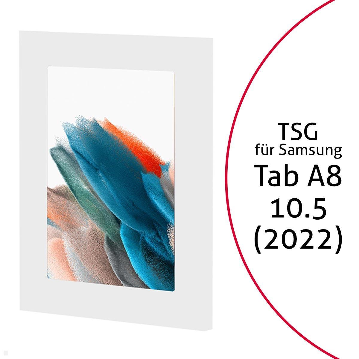 TabLines TSG085W Tablet Schutzgehäuse für Samsung Tab A8 10.5 (2022), weiß