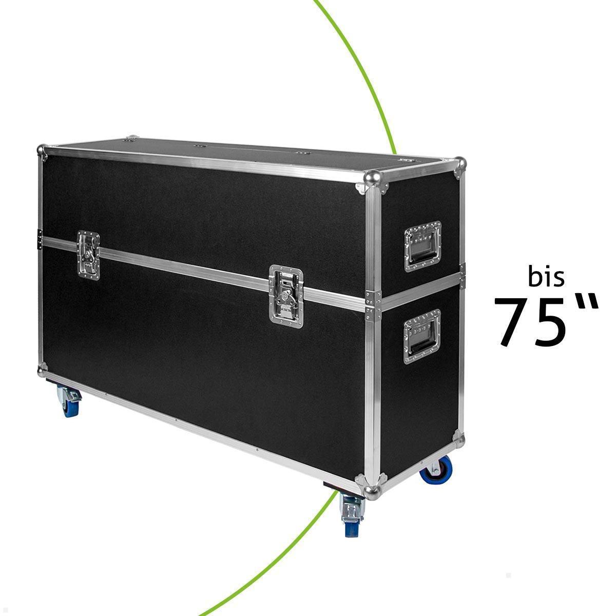 MonLines MTL004 FLYcase TV Lift im Transportcase bis 75 Zoll auf Rollen