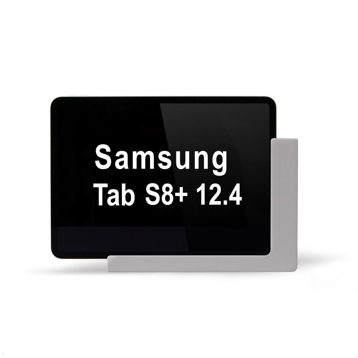 TabLines TWP021S Wandhalterung für Samsung Tab S8+ 12.4, silber