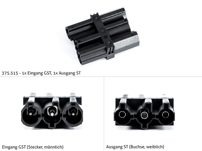 Bachmann Zwischenkupplung GST18/ST18 (375.515) Eingang / Ausgang