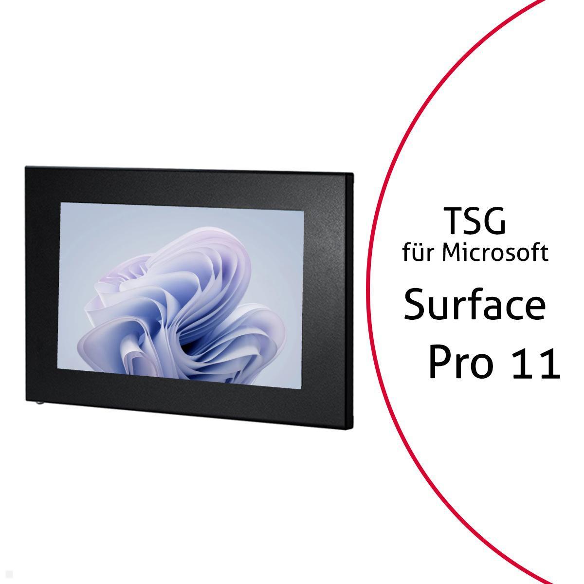 TabLines TSG105B Tablet Schutzgehäuse für Microsoft Surface Pro 11, schwarz