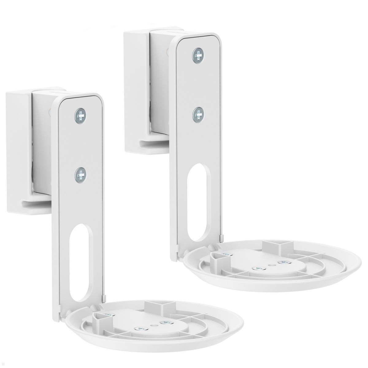 TecLines TLH001W 2x Lautsprecher Wandhalter für Sonos Era 100, weiß