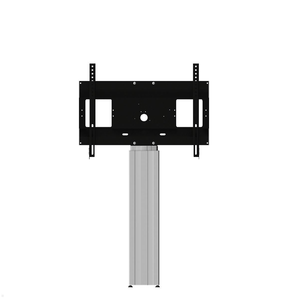 Conen SCETAW elektrischer TV Boden-Wandhalter 42-100 Zoll, silber, eingefahren