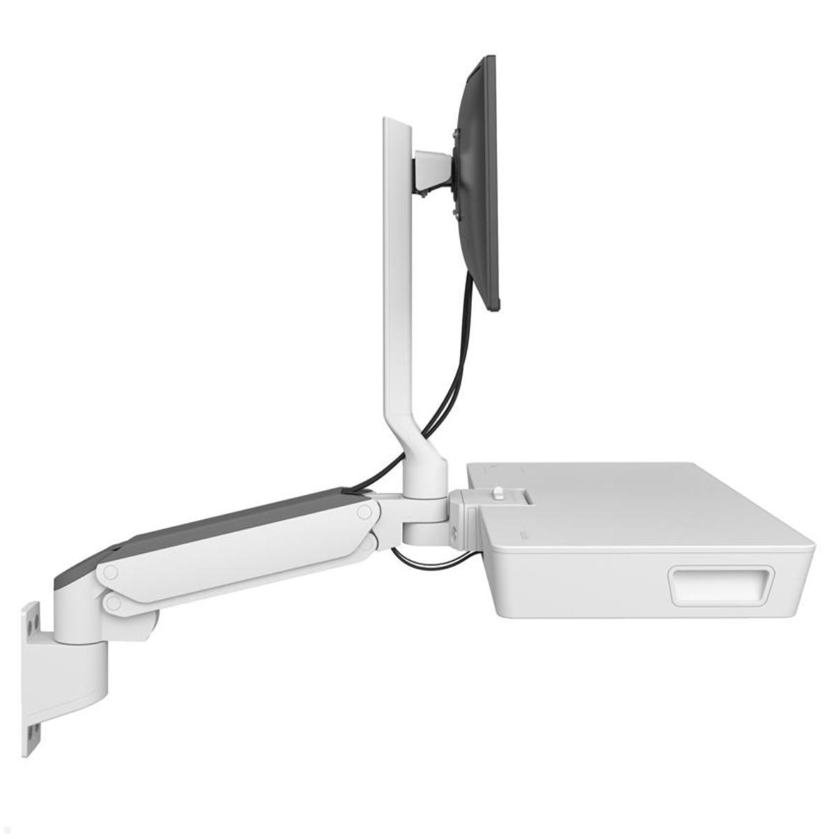 Ergotron CareFit Combo Arm Wandarbeitsplatz mit Arbeitsfläche (45-622-251), ausgeklappt