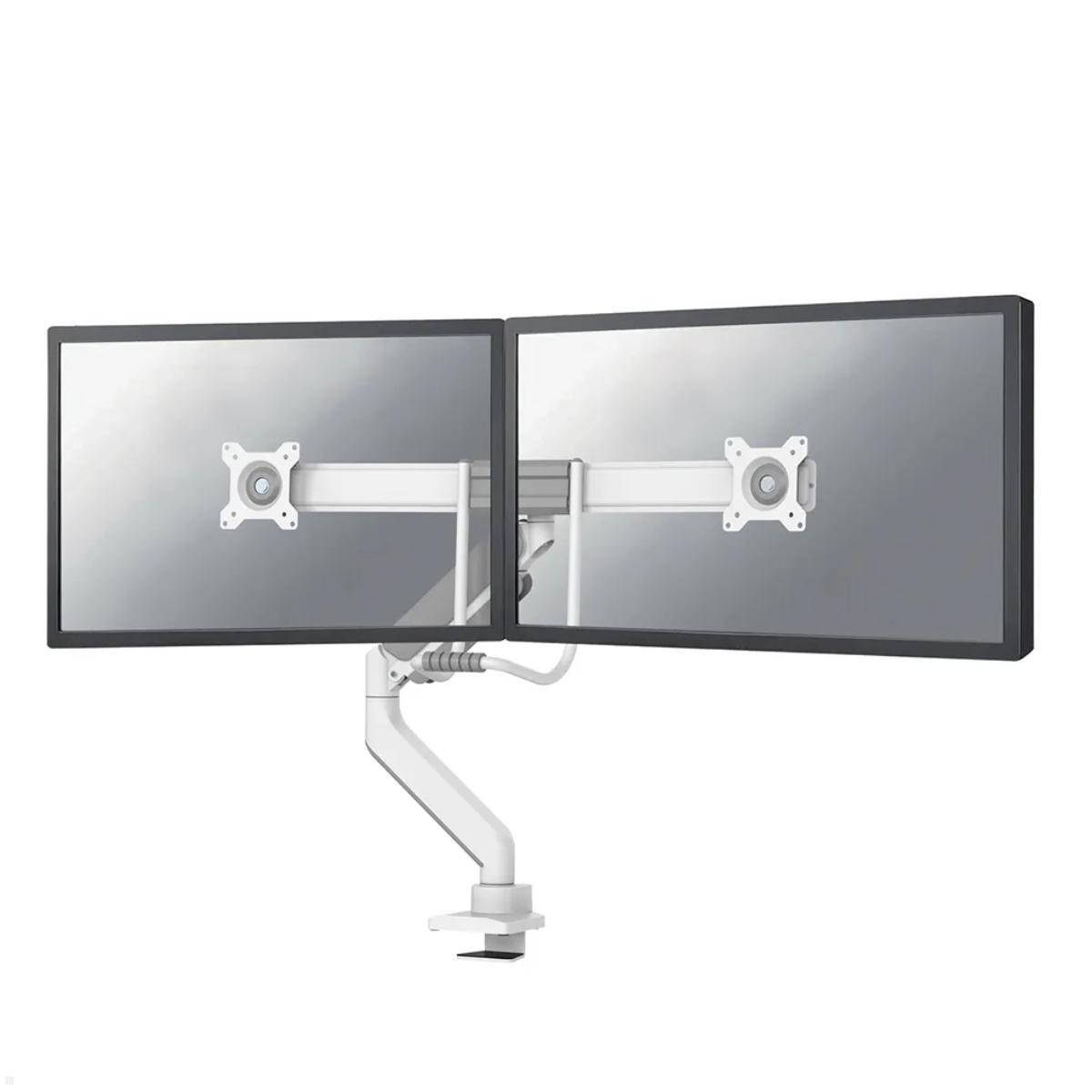 Neomounts DS75-450WH2 Monitorhalter für 2 Monitore nebeneinander bis 32 Zoll, weiß