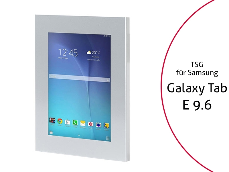 TabLines TSG029S Tablet Schutzgehäuse für Samsung Tab E 9.6, silber