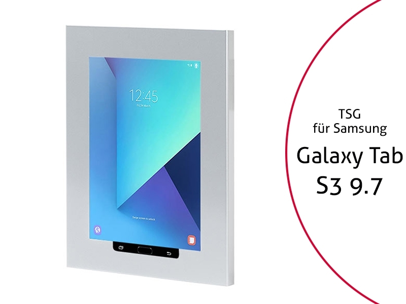 TabLines TSG044S Tablet Schutzgehäuse für Samsung Tab S3 9.7, HB, silber