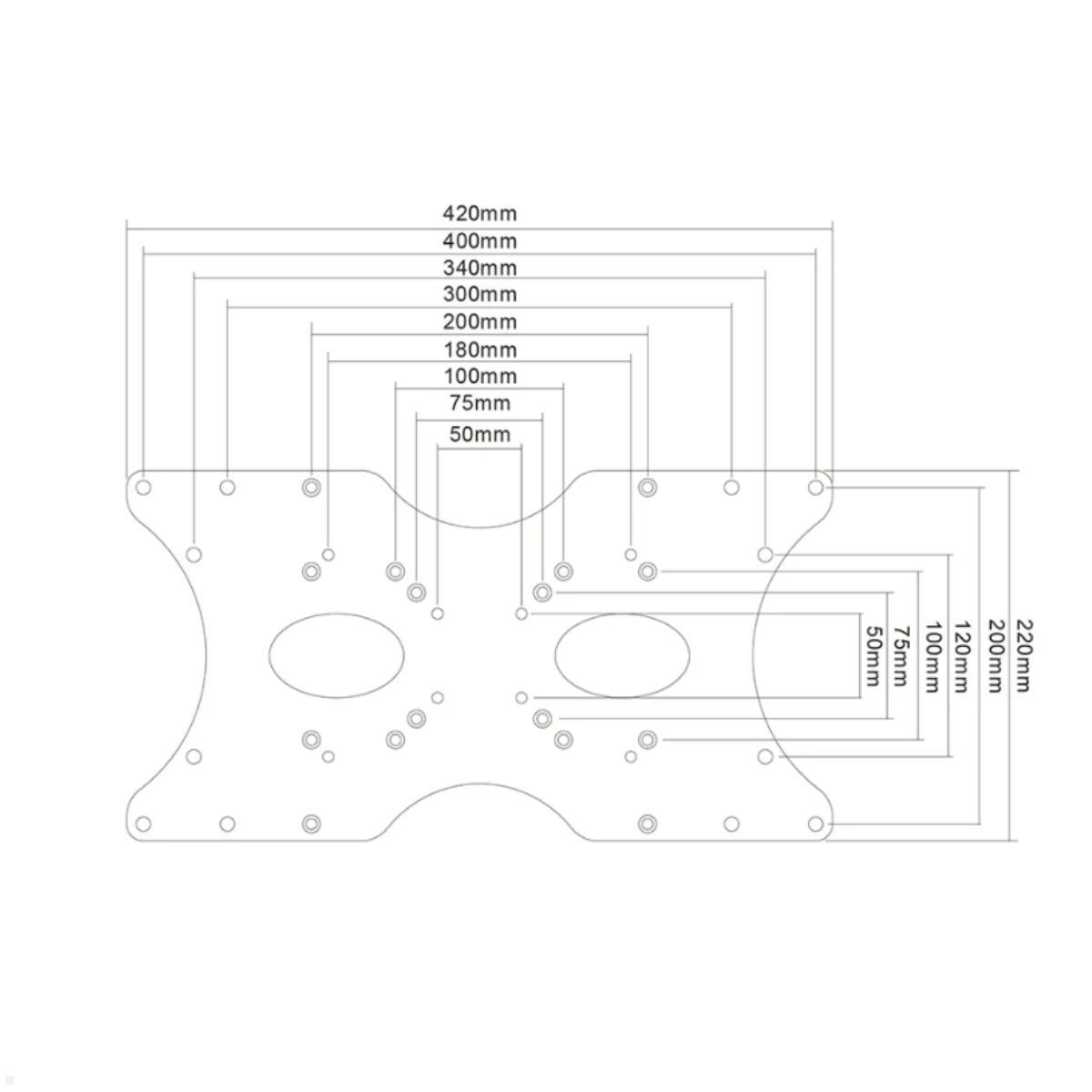 Neomounts FPMA-VESA400 VESA Adapter auf 400x200mm