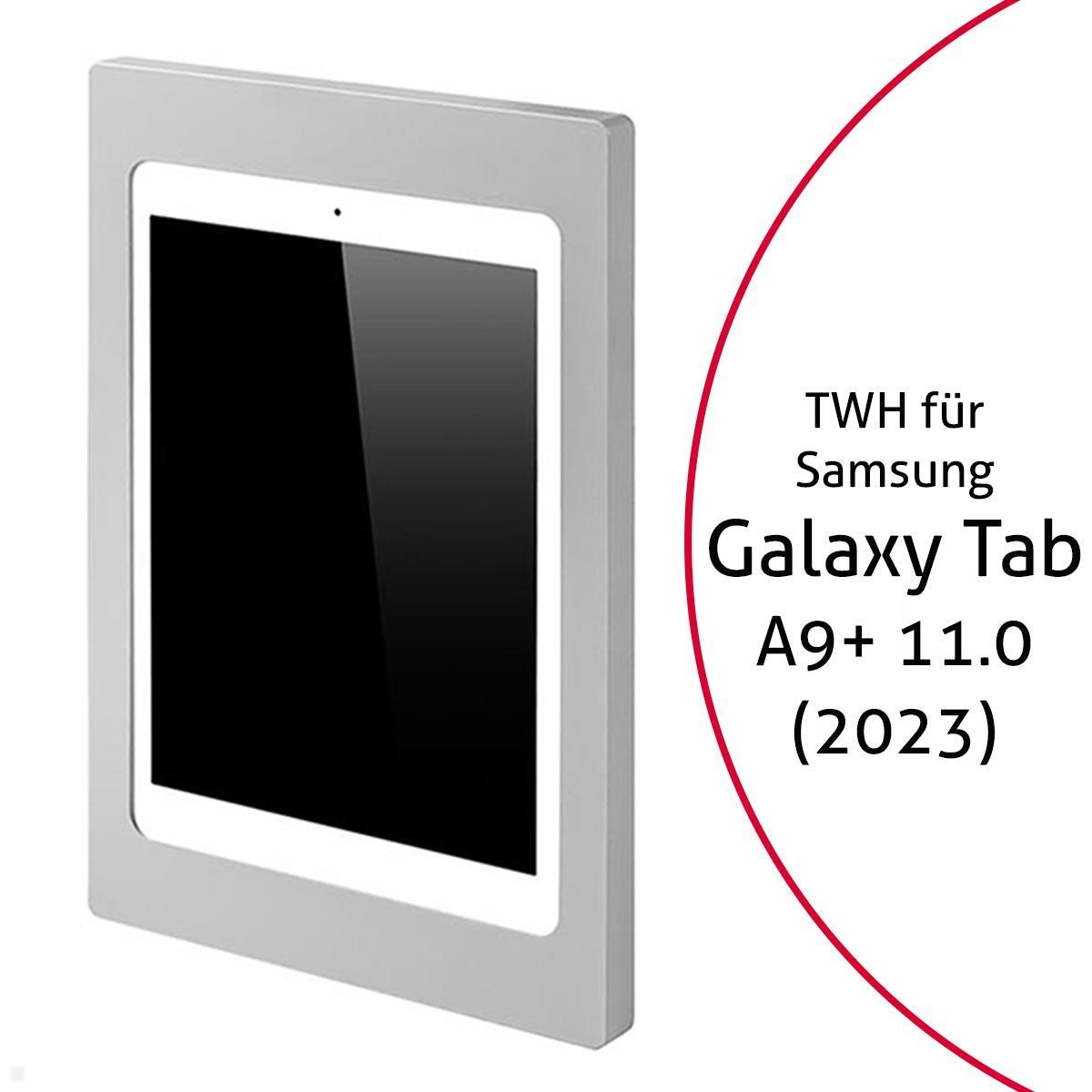 TabLines TWH055S Tablet Wandhalterung für Samsung Tab A9+ 11.0 (2023), silber